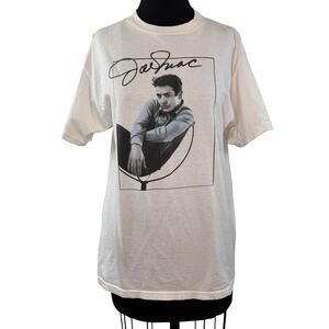 Vintage TulTex NKOTB Joey Mcintyrer Off White T-Shirt Cotton Tee Size Medium M